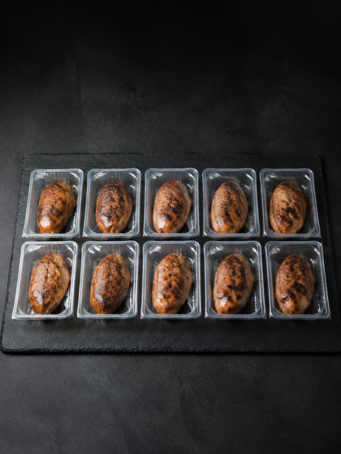 HiPro 10-Pack - ten sealed trays, one whole roasted chicken breast in each